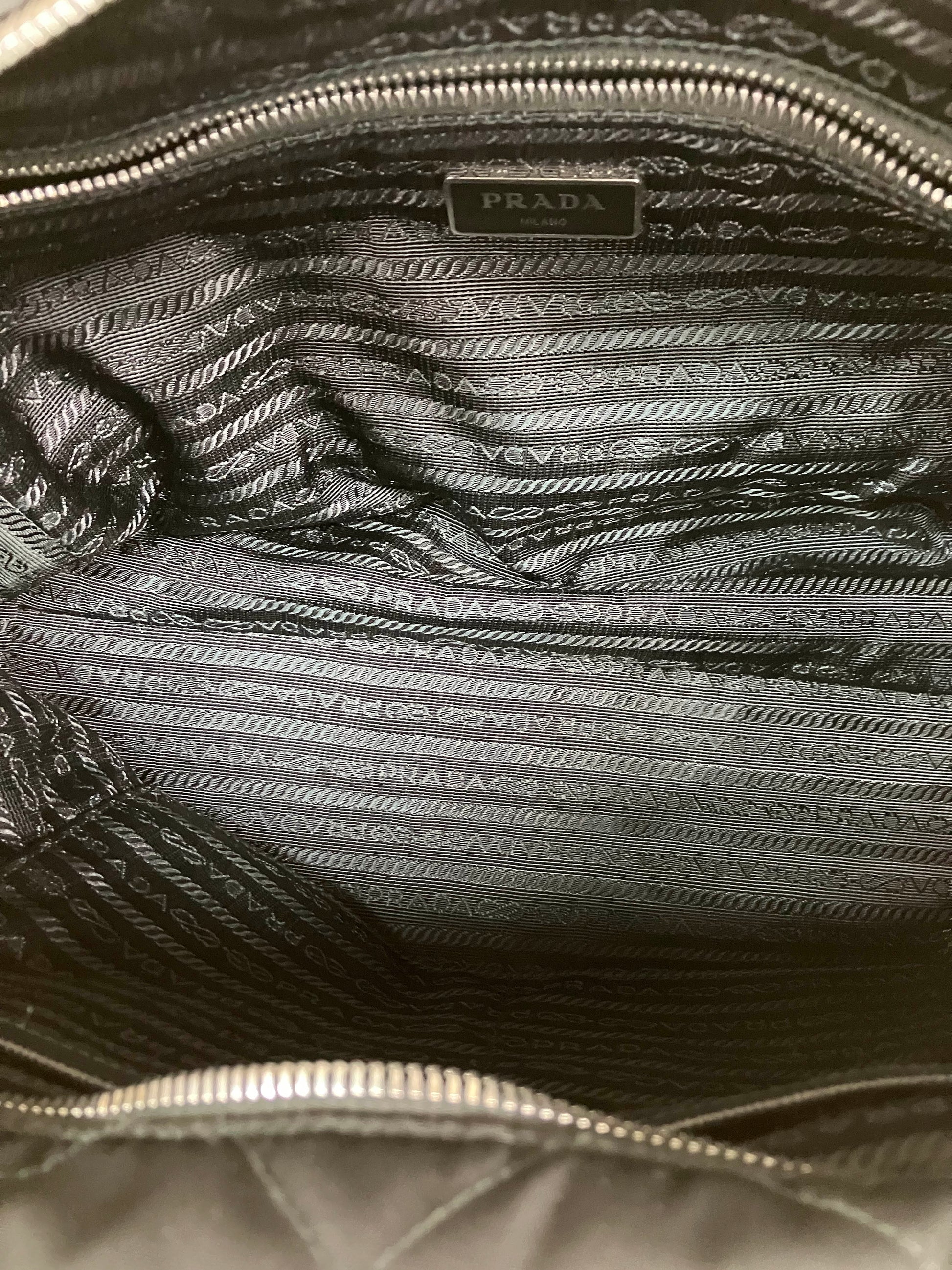 Ada Black Quilted Tote Bag
