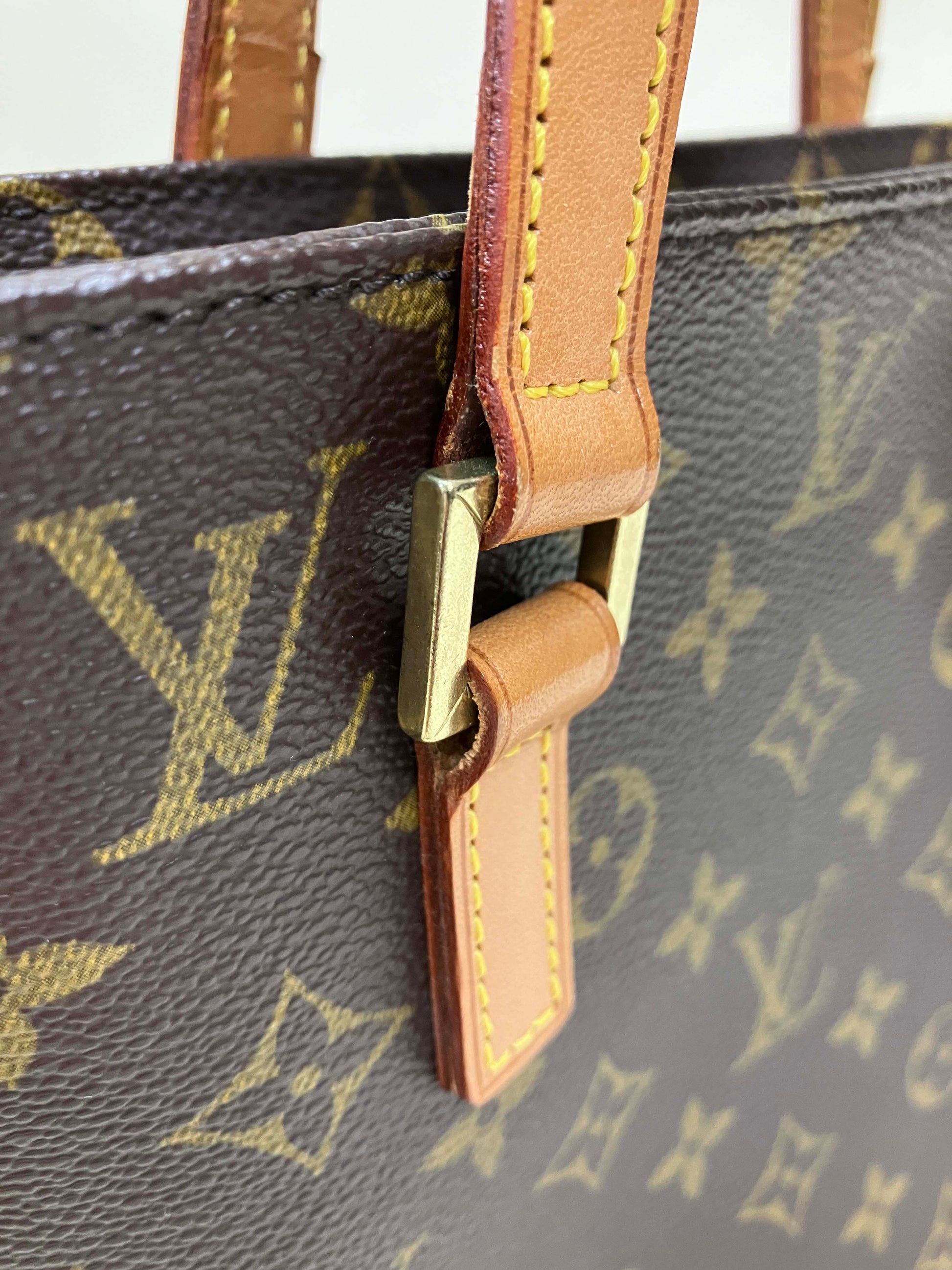 Authentic Louis Vuitton Musette Tango Vintage Leather -  Denmark
